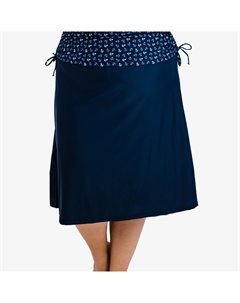 Женская юбка для плавания Plus ниже колена с леггинсами-капри, темно-синий Calypsa
