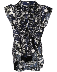 Топ с высоким воротником и цветочным принтом 3.1 phillip lim