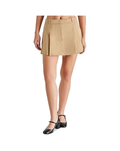 Женская плиссированная мини-юбка, цвет dusty taupe Steve madden