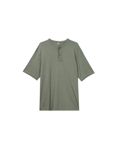 Футболка унисекс оливковая, оливковый Uniqlo