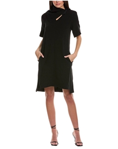 3.1 Платье со съемным шарфом Phillip Lim, черный 3.1 phillip lim