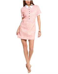 Мини-платье из смесовой шерсти, розовый Maje