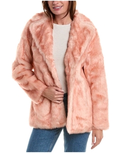 Нереальный меховой блейзер Elba, розовый Unreal fur