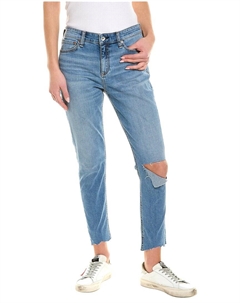 Cate джинсы средней посадки по щиколотку Peony Skinny Leg, синий Rag & bone