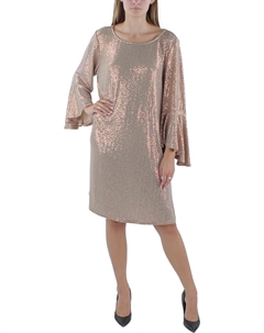 Женское короткое коктейльное и вечернее платье с пайетками Vince camuto