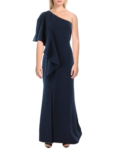 Женское драпированное длинное вечернее платье Vince camuto