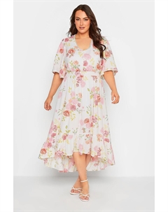 Платье миди с неровным низом Yours