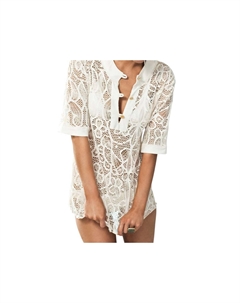 Туника Lucca крючком накидка кремового цвета L*space