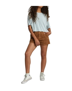 Короткие вельветовые шорты Daylight цвета Sienna Rvca