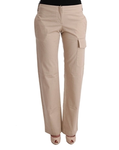 Укороченные брюки Chic - Элегантность для женщин, стандартный крой, бежевый Ermanno scervino