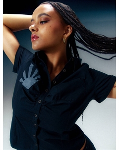 Блузка Debdale Heritage с короткими рукавами, черный Bench