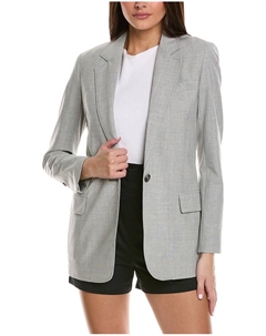 3.1 Пиджак из смесовой шерсти Phillip Lim, серый 3.1 phillip lim