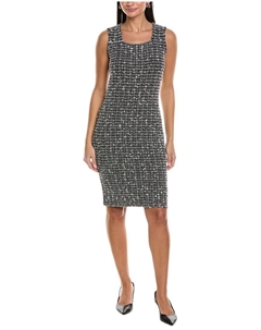 Платье-футляр Donna из смесовой шерсти, черный St. john