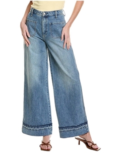 Марина Лилиана Широкие джинсы, синий Rag & bone