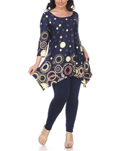 Блузка женская, темно-синий White mark