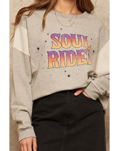 Трикотажный пуловер-туника с перевернутыми деталями и боковыми разрезами, хаки Fashnzfab