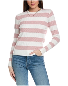 Жаккардовый свитер, розовый Yal new york