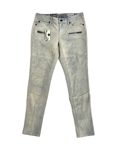 Женские джинсы Copley Rocker Striped Washout Denim Skinny Stretch в светло-голубом цвете Converse