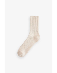 Носки премиум класса длиной до щиколотки, 1 упаковка, содержащая кашемир, бежевый Next