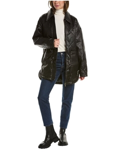 Стеганая куртка Stevie большого размера, черный Apparis