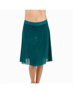 Женская юбка для плавания 3 в 1 с пришитыми шортами, цвет dark jade Calypsa