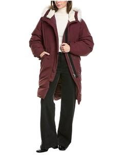 Пуховик Rae, фиолетовый Rag & bone