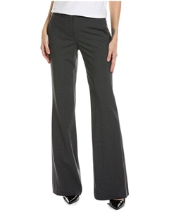 Брюки Demitria из смесовой шерсти, серый Theory