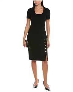 Платье-футляр, черный St. john