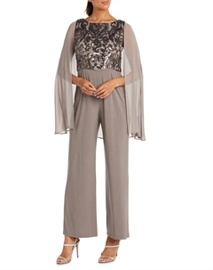 Классический комбинезон с накидками цвета мокко, цвет mocha R&m richards