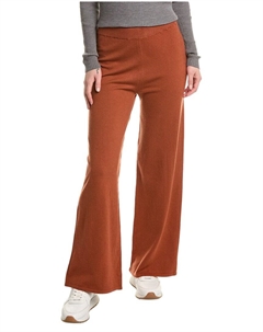 Трикотажные брюки Miles с высокой талией и широкими штанинами, коричневый Alexia admor