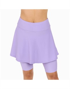 Женская расклешенная юбка для плавания длиной до середины бедра с велосипедными шортами, лавандовый Calypsa