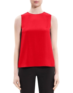 Женская майка из шелка Shell, цвет geranium Theory