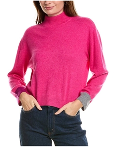 Пуловер из кашемира Crop, розовый Forte cashmere
