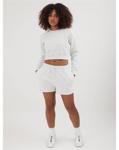 Женские шорты Smithy из эко-флиса, цвет light grey heather Bench