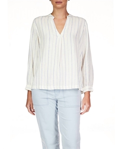 Туника No Worries в полоску цвета Ocean Blue, цвет ocean blue stripe Sanctuary