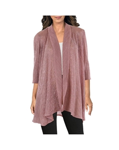 Женская куртка с металлическим верхом и жатым эффектом, розовый R&m richards