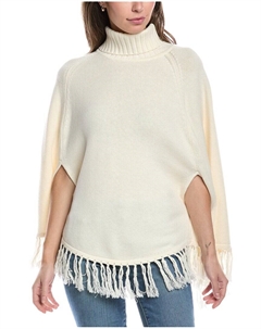 Пончо из смеси шерсти и кисточек tyler Бё tyler böe, белый Tyler boe