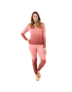 Женская пижама из двух частей из хлопка с принтом тай-дай, цвет tie dye pink Leveret