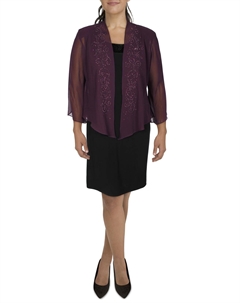 Женский декорированный кардиган-топ, цвет eggplant R&m richards