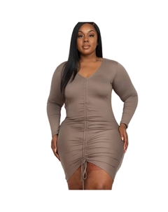 Женское платье, серо-коричневый Fashnzfab