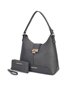 Женская сумка-хобо Graciela от Mia K, серый Mkf collection by mia k.