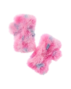 Вязаные эластичные варежки для отправки текстовых сообщений, розовый Surell accessories