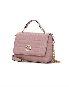 Женская сумка на плечо Lola Quilted из веганской кожи от Mia K, розовый Mkf collection by mia k.