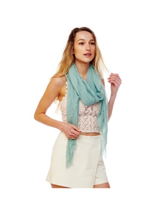 Однотонный продолговатый шарф, цвет mint Fashnzfab