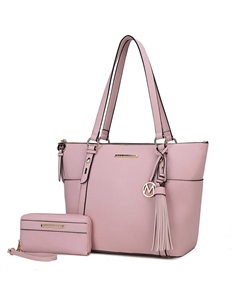 Женская сумка-тоут Gloria с кошельком в комплекте от Mia K, розовый Mkf collection by mia k.