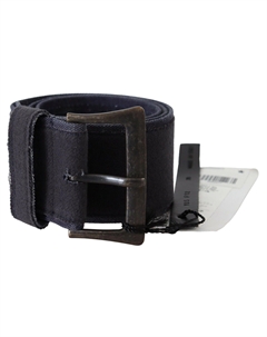 Женский ремень с широкой квадратной пряжкой в ​​деревенском стиле, синий Ermanno scervino