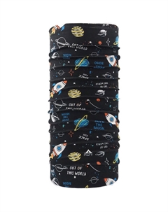 Детский шарф-труба Coolmax Eco, черный Matt