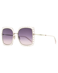 Женские квадратные солнцезащитные очки Dany/S KTSF7 Palladium/Lilac 56 мм Jimmy choo