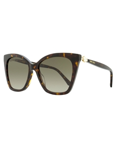 Женские солнцезащитные очки «кошачий глаз» Rua /G 086HA Havana 56 мм Jimmy choo