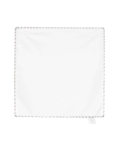 Шарф с декоративной строчкой и карманом, белый Eleventy